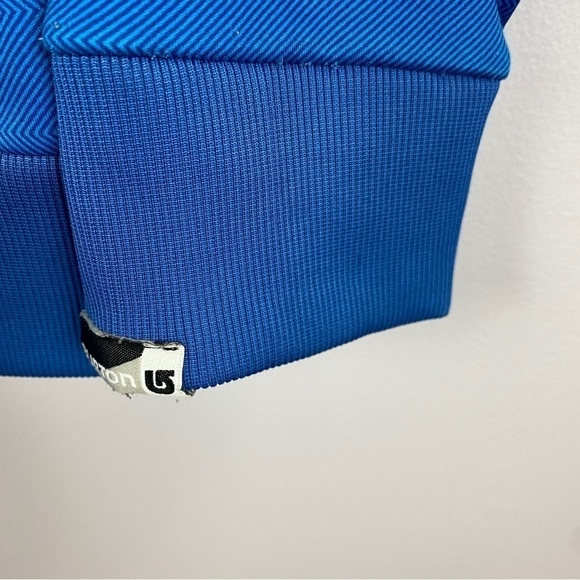 Burton Mens Snowboard Dryride Hoodie Sweater Small Blue Striped - Picture 11 of 15